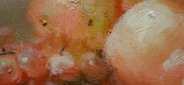 Картина "C арбузом" Цена: 9700 руб. Размер: 50 x 60 см. Увеличенный фрагмент.