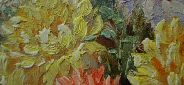 Картина "Яркие краски лета" Цена: 9400 руб. Размер: 60 x 60 см. Увеличенный фрагмент.