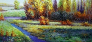 Картина "Однажды осенью" Цена: 12800 руб. Размер: 90 x 60 см.