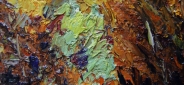 Картина "Однажды осенью" Цена: 12800 руб. Размер: 90 x 60 см. Увеличенный фрагмент.