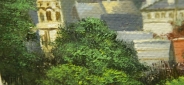 Картина "Лесная поляна" Цена: 6200 руб. Размер: 40 x 30 см. Увеличенный фрагмент.