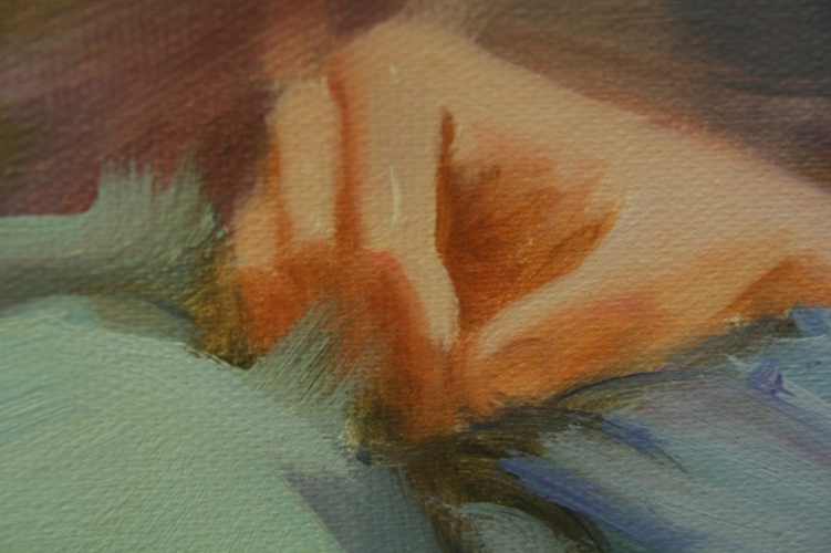 Картина "Полуденный сон" Цена: 11800 руб. Размер: 90 x 69 см. Увеличенный фрагмент.