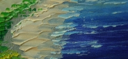 Картина "Пейзаж лета" Цена: 15500 руб. Размер: 150 x 60 см. Увеличенный фрагмент.