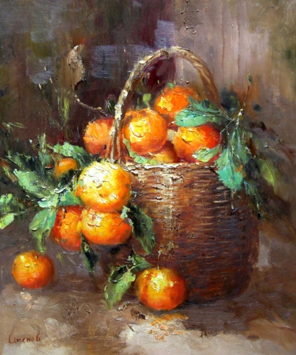 Картина "Апельсины" Цена: 9700 руб. Размер: 50 x 60 см.