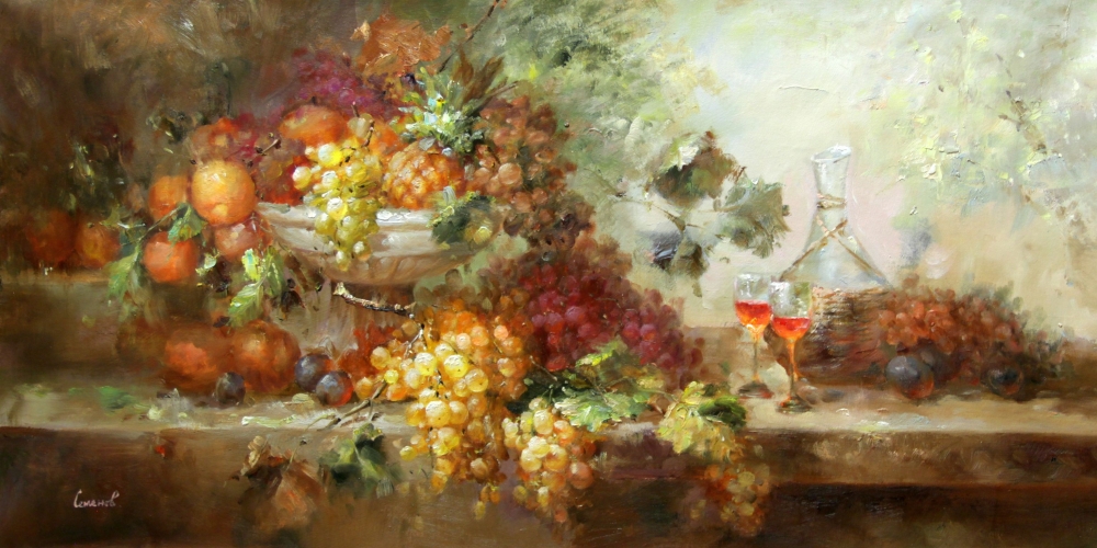 Картина "Виноградное чудо" Цена: 25300 руб. Размер: 120 x 60 см.