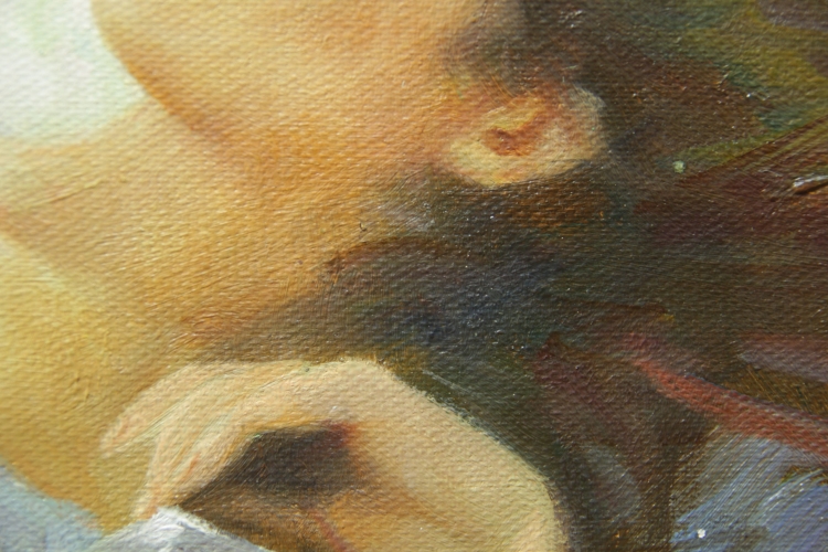 Картина "Натали" Цена: 20700 руб. Размер: 90 x 60 см. Увеличенный фрагмент.