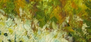 Картина "Цветущие яблони" Клод Моне Цена: 9200 руб. Размер: 60 x 50 см. Увеличенный фрагмент.