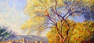 Клод Моне "Антиб вид из садов Салис" Цена: 16100 руб. Размер: 90 x 60 см.