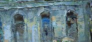 Картина "Старинный город" Цена: 5100 руб. Размер: 50 x 40 см. Увеличенный фрагмент.