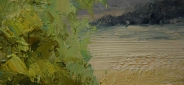 Картина "Осенняя природа" Цена: 7700 руб. Размер: 50 x 60 см. Увеличенный фрагмент.