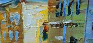 Картина "Московская осень" Цена: 9200 руб. Размер: 50 x 60 см. Увеличенный фрагмент.