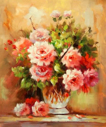 Картина "Букет Роз" Цена: 7700 руб. Размер: 50 x 60 см.