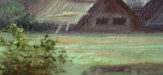 Репродукция картины "Пейзаж 1861" Каменева Цена: 15400 руб. Размер: 90 x 60 см. Увеличенный фрагмент.
