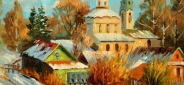 Картина "Церковь" Цена: 5600 руб. Размер: 25 x 20 см.