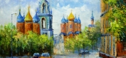 Картина "Церквушка" Цена: 7600 руб. Размер: 60 x 50 см.