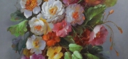 Картина "Цветы и фрукты" Цена: 12400 руб. Размер: 60 x 90 см.