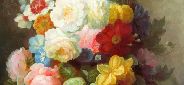 Картина "Цветы" Цена: 12800 руб. Размер: 60 x 90 см.