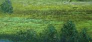 Картина "Деревенский пейзаж" Цена: 17500 руб. Размер: 90 x 60 см. Увеличенный фрагмент.