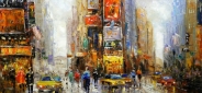 Картина "Где-то в Нью-Йорке" Цена: 9200 руб. Размер: 90 x 60 см.