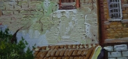 Картина "Голландский дворик" Цена: 5100 руб. Размер: 40 x 30 см. Увеличенный фрагмент.