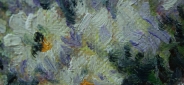 Картина маслом "Клод Моне хризантемы 1878" Цена: 9700 руб. Размер: 60 x 50 см. Увеличенный фрагмент.