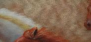 Картина "Кони" Цена: 16100 руб. Размер: 90 x 60 см. Увеличенный фрагмент.