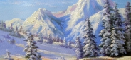 Картина "Красивые горы" Цена: 5600 руб. Размер: 40 x 30 см.