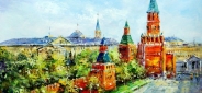 Картина "Кремль" Цена: 14300 руб. Размер: 90 x 60 см.