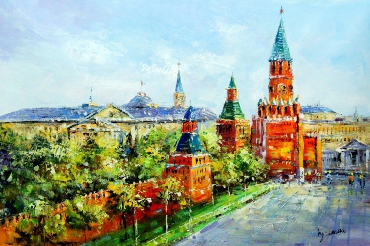 Картина "Кремль" Цена: 14300 руб. Размер: 90 x 60 см.