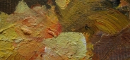Картина "Кувшин и ананас" Цена: 22700 руб. Размер: 120 x 60 см. Увеличенный фрагмент.