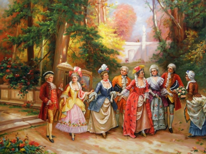Картина "Летняя прогулка" Цена: 60000 руб. Размер: 120 x 90 см.