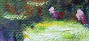 Картина "Лотосы" Цена: 13900 руб. Размер: 120 x 60 см. Увеличенный фрагмент.