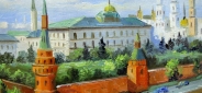 Картина "Миниатюра-Кремль" Цена: 5600 руб. Размер: 25 x 20 см.