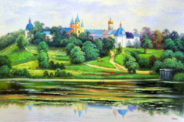 Картина "Монастырь" Цена: 13900 руб. Размер: 90 x 60 см.