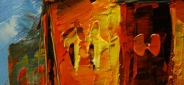 Картина "Ночь" Цена: 6300 руб. Размер: 60 x 50 см. Увеличенный фрагмент.
