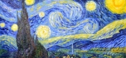 Картина "Ночь звездная" Цена: 9200 руб. Размер: 90 x 60 см.