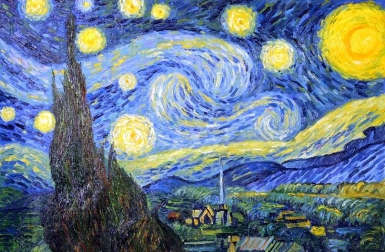 Картина "Ночь звездная" Цена: 9200 руб. Размер: 90 x 60 см.