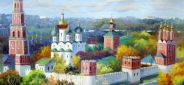 Картина "Новодевичий монастырь" Цена: 22700 руб. Размер: 70 x 50 см.
