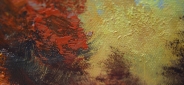 Картина "Осень в горах" Цена: 19600 руб. Размер: 120 x 60 см. Увеличенный фрагмент.