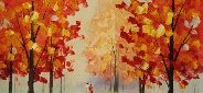 Картина "Осень в Москве" Цена: 6200 руб. Размер: 60 x 50 см.