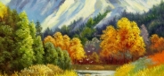 Картина "Осеннее утро" Цена: 7200 руб. Размер: 50 x 70 см.