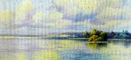 Картина "Островок на Волге" Цена: 7200 руб. Размер: 60 x 50 см.