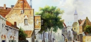 Картина "Пейзаж 19 века" Цена: 7400 руб. Размер: 60 x 50 см.