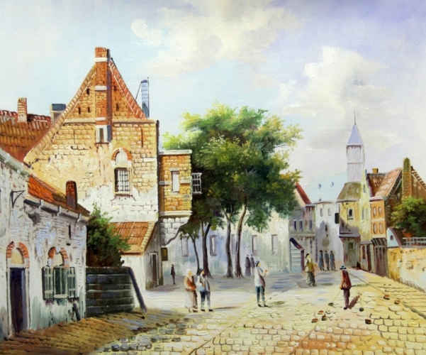 Картина "Пейзаж 19 века" Цена: 7400 руб. Размер: 60 x 50 см.
