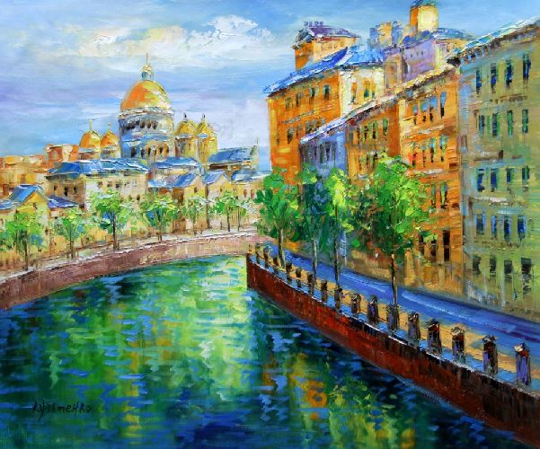 Картина "Петербург" Цена: 8700 руб. Размер: 60 x 50 см.