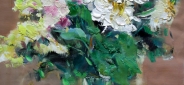 Картина "Пионы и лилии" Цена: 6000 руб. Размер: 50 x 60 см.