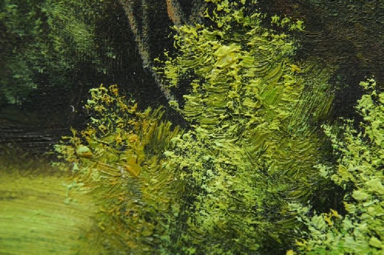 Репродукция картины "Полдень" Орловского Цена: 19600 руб. Размер: 120 x 60 см. Увеличенный фрагмент.