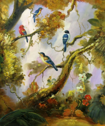 Картина "Райский сад" Цена: 7700 руб. Размер: 50 x 60 см.