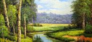 Картина "Родной пейзаж" Цена: 15500 руб. Размер: 90 x 60 см.