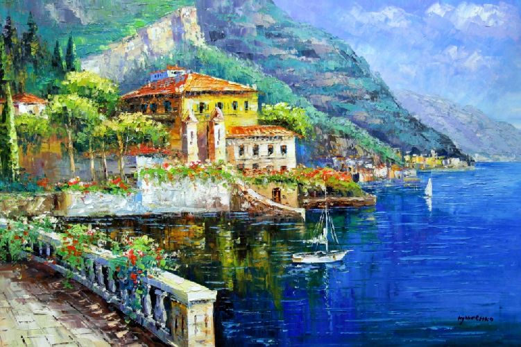 Картина "Сицилия летом" Цена: 9700 руб. Размер: 90 x 60 см.